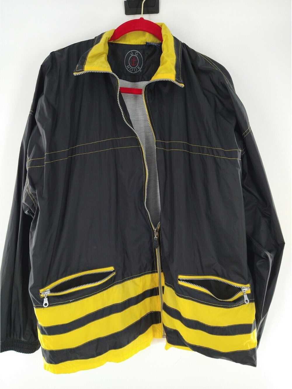 J.G. Hook Jacket XL Men's Black/Yellow 046